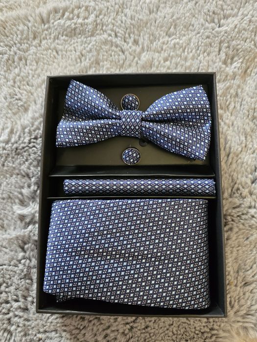 Комплект вратовръзка и папийонка /Мъжки комплект