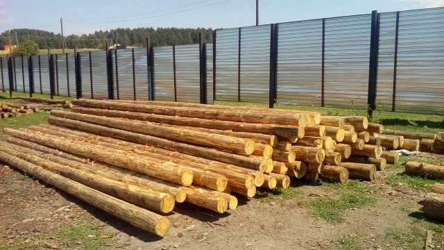 Деревянные опоры для ЛЭП и пиломатериалы