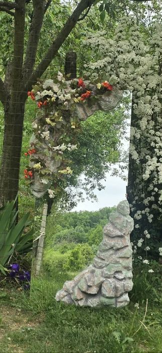 Piesă de colecție: Oglindă artistică unicat, inspirație naturală 140x60