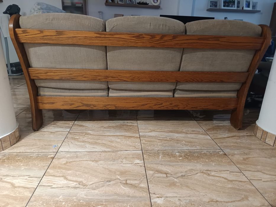 Set canapele lemn masiv 3,2,1,1
