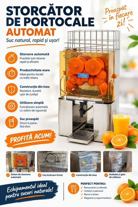 Storcator profesional automat de portocale
