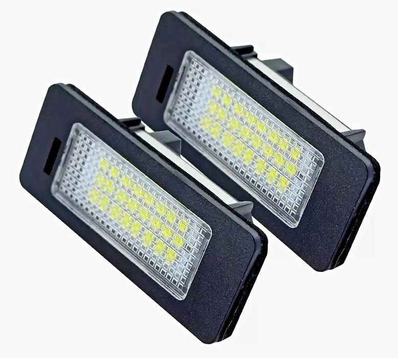 Set Lampi led Bmw E39 E60 E82 E90 E92 numar înmatriculare 24 leduri
