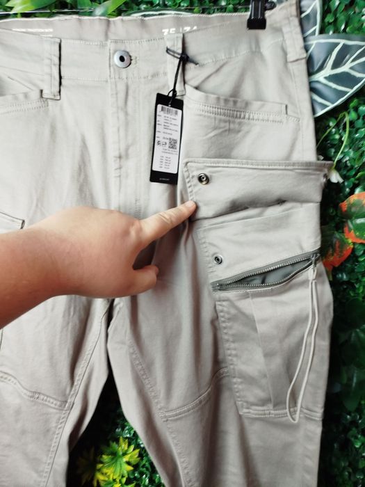 Оригинален карго панталон G-Star Raw Zip 3D Skinny W31 W32 W35 W36 W38