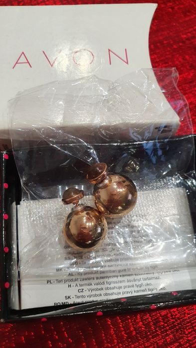 Обици с камък тигрово око