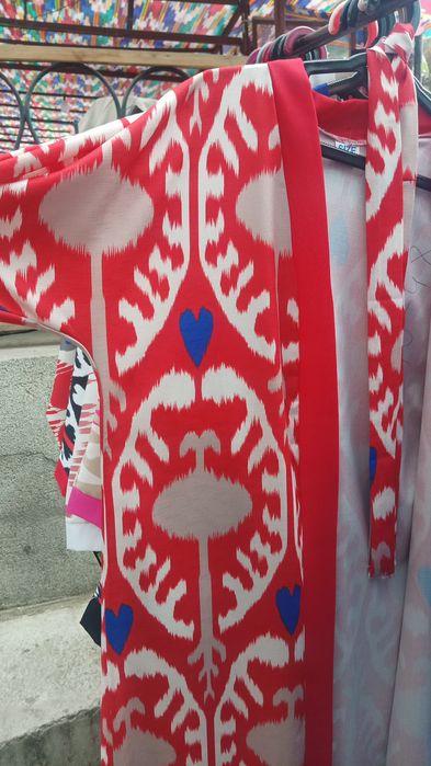 Абая женский халат икат