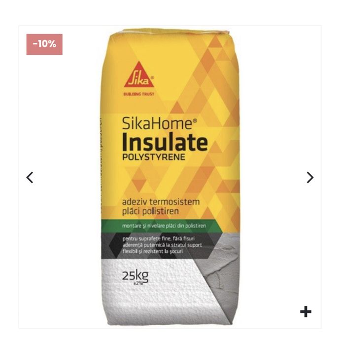 Pachet Termosistem SikaTherm Eps 70 10 cm