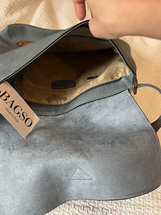 Дамска чанта от естествена кожа, ново