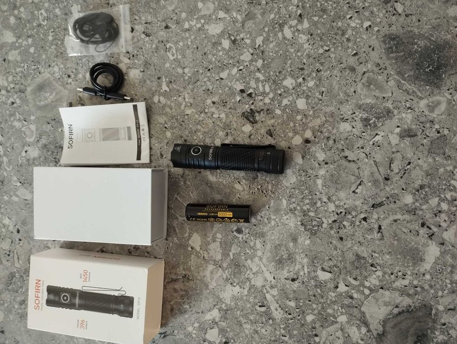 Фенер Sofirn SR12 нов - 1450 лумена - 396 метра