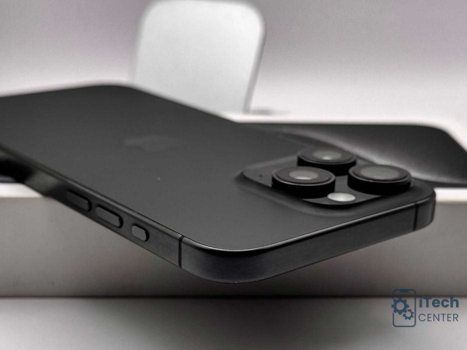 iPhone 15 Pro MAX, 256GB, Black, 100% батерия, КАТО НОВ, ГАРАНЦИЯ!