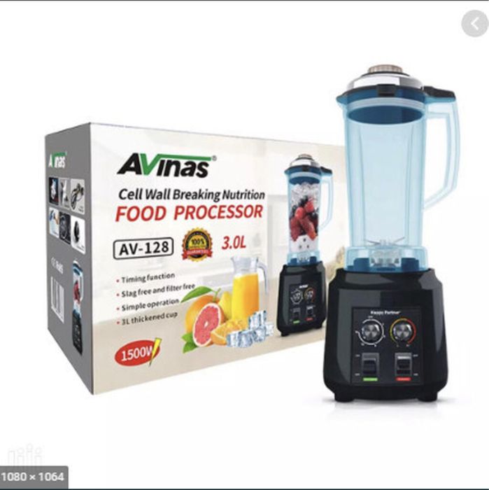 Блендер Avinas Профессиональный Шестерёнки металлический Доставка есть