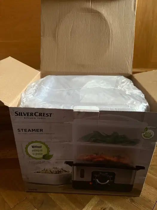 Steamer- aparat de gătit la abur Silvercrest Nou