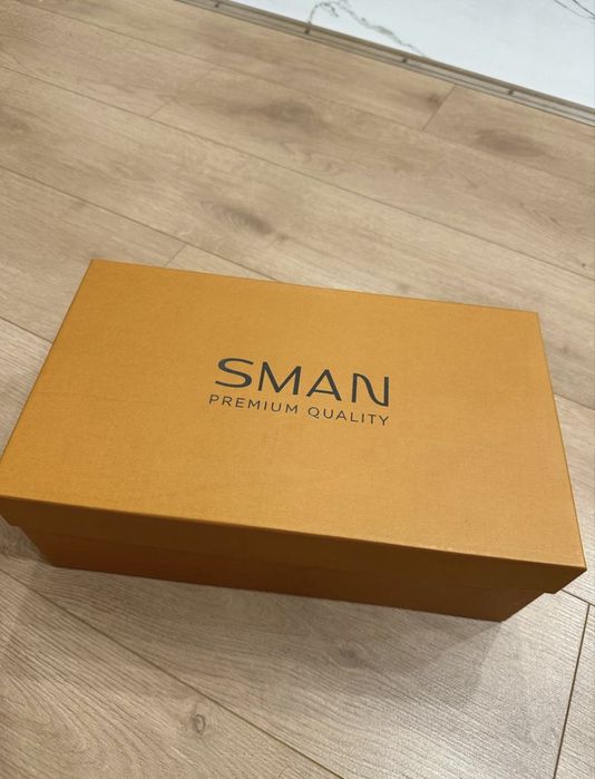 Мужские кожаные туфли Sman