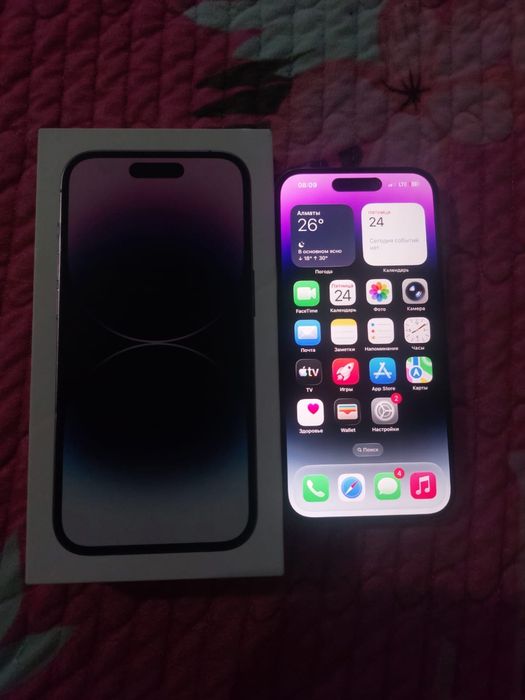 iphone 14 pro с коробкой