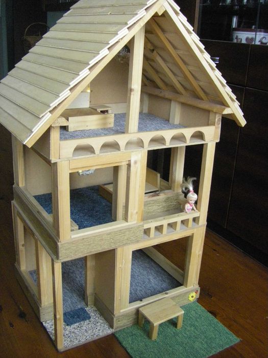 Къща за кукли от дърво - уникат