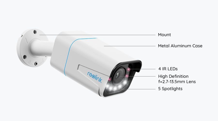 Camera de supraveghere Reolink RLC 811A cu inteligenta artificiala
