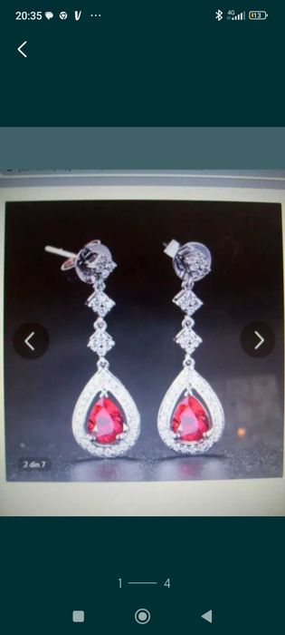 Set argint elegant damă