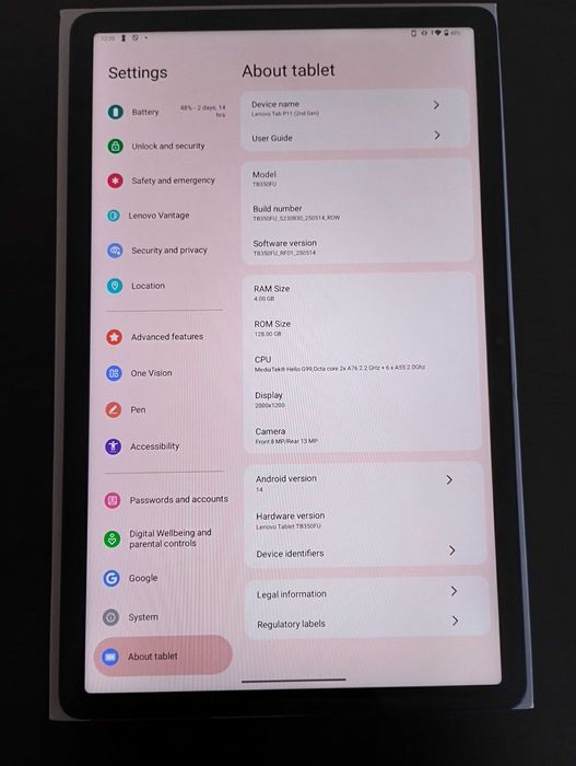 Lenovo Tab P11 (2nd Gen)