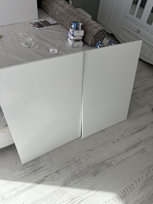 Плоскост МДФ бял гланц 87/59 заоблени ъгли