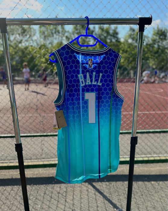 IN STOC !!! Compleu Nike NBA Teal Charlotte Hornets City Edition