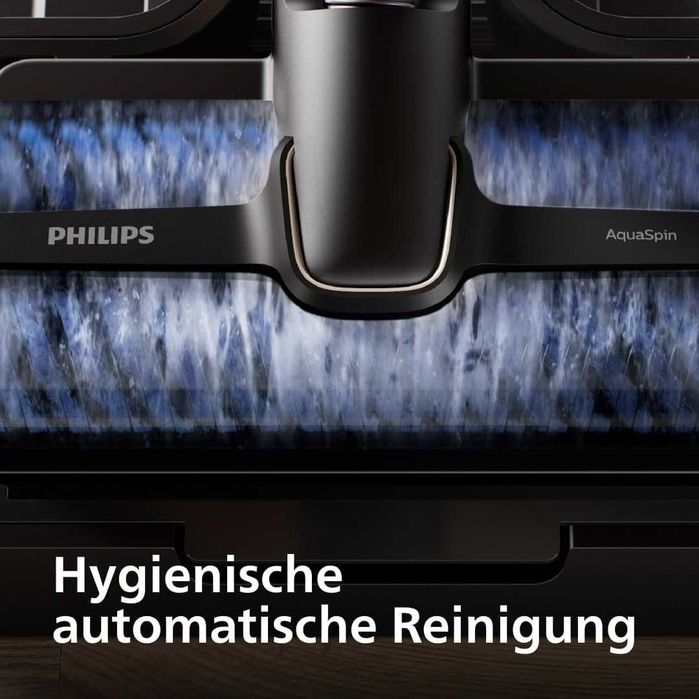 Нова Безкабелна Прахосмукачка за Сухо и Мокро Почистване PHILIPS AquaTrio XW9463/11, Серия 9000, 2 години Гаранция