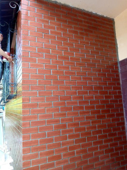 Balkonga g'isht teramiz.Kladka balkon . Керпичная кладка балканов