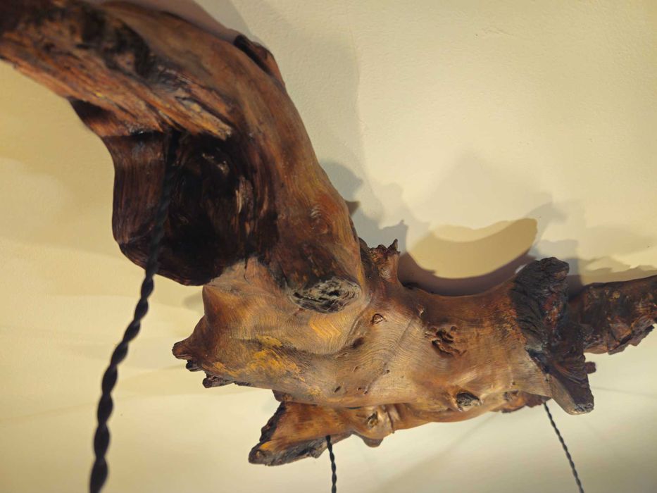 Lampa/lustra lemn masiv