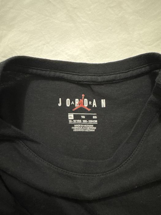Jordan бяла и черна тениска М размер