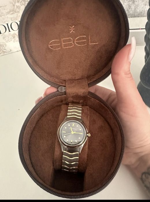 Ceas dama Ebel,cu aur 18k si diamante