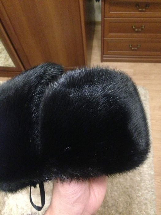 Норковая шапка мужская