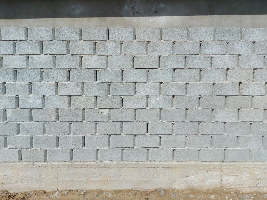 Заборға арналған Шлакоблоки и пескоблоки