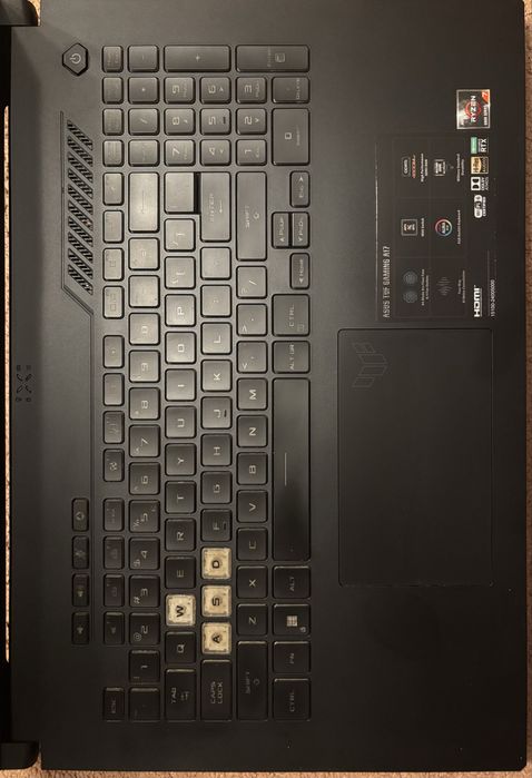 Asus TUF A17, 3070 8GB, Ryzen 7 6800H pana la 4.7 GhZ Turbo, 32GB DDR5, 3 TB SSD