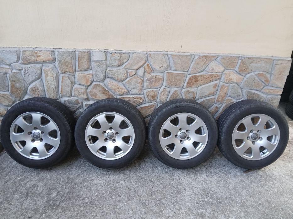 Оригинални Алуминиеви джанти 15цола за AudiA3.A4.A6.vw Golf.5.6.passat.Touran.caddy. .5×112