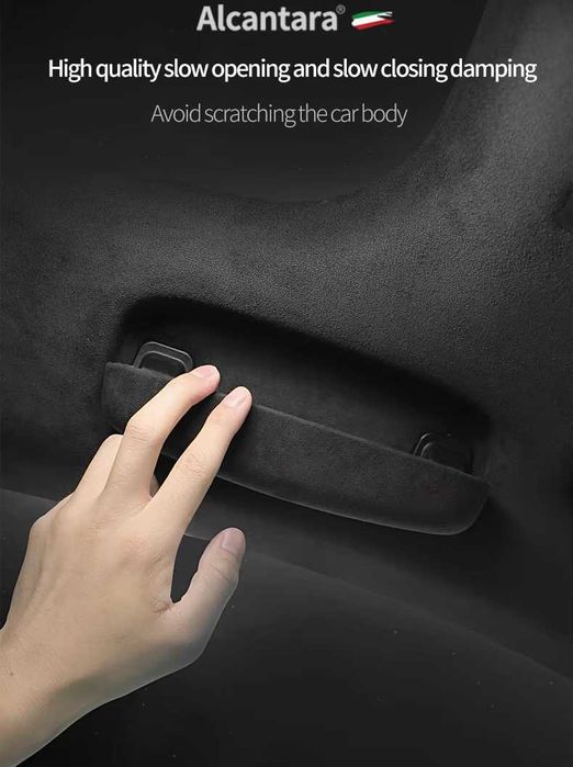 Държач за очила на мястото на дръжката над вратата