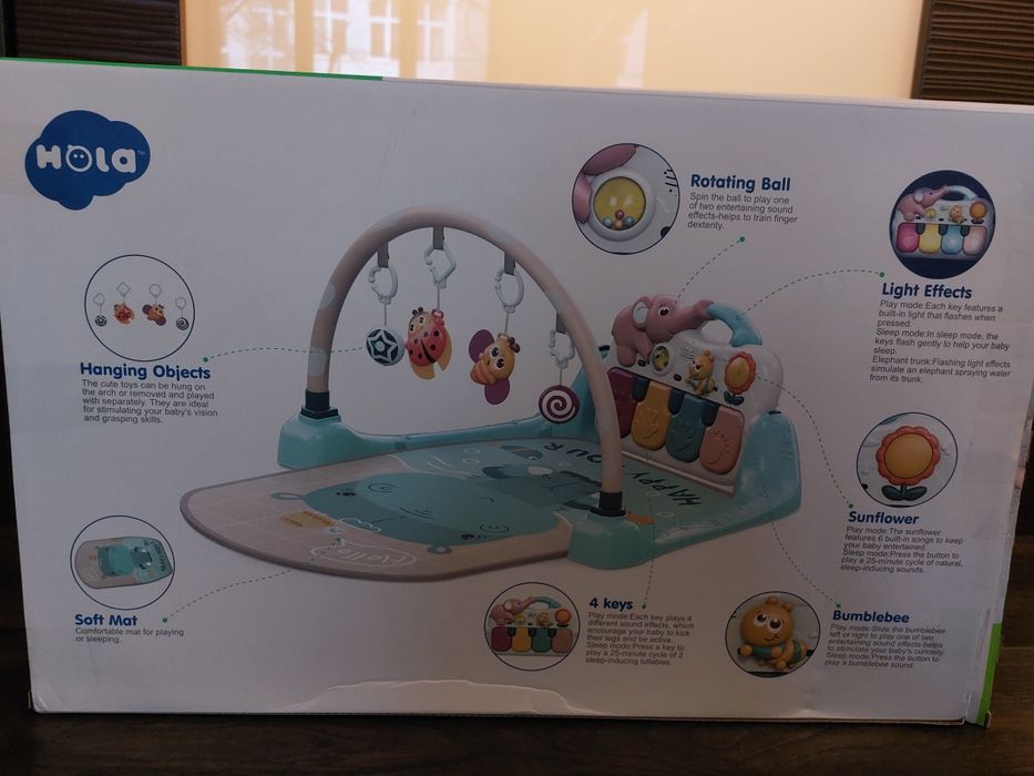 HOLA, Бебешка музикална активна гимнастика, с пиано за крачетата.