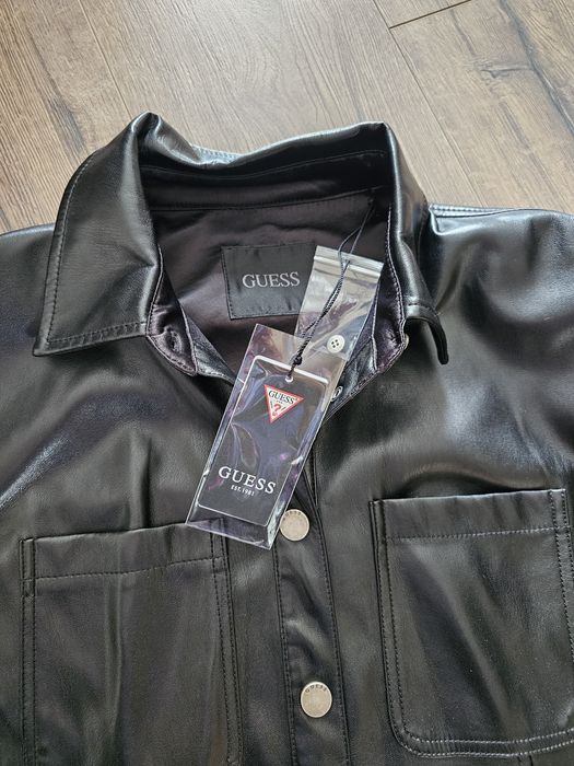 Дамска кожена риза  guess