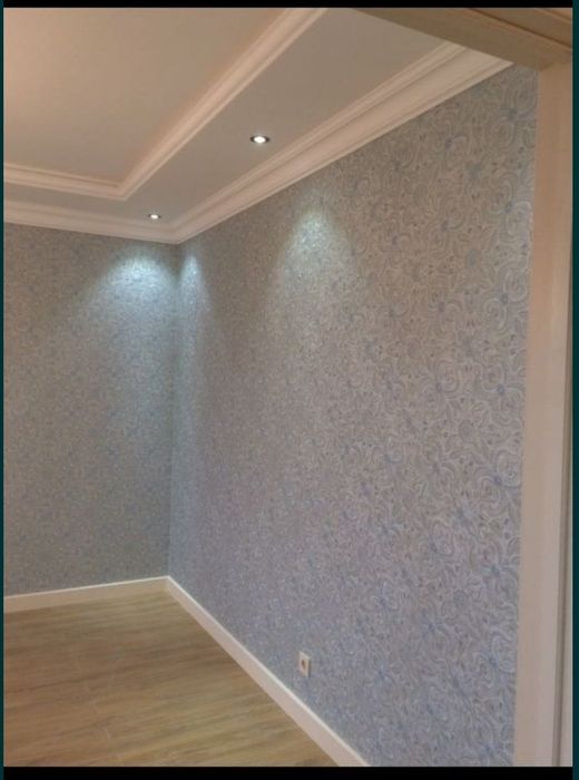 Поклейка обоев  галтел  краска