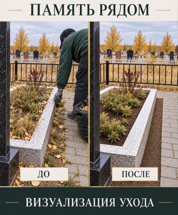 Уход за местами захоронения/могилами