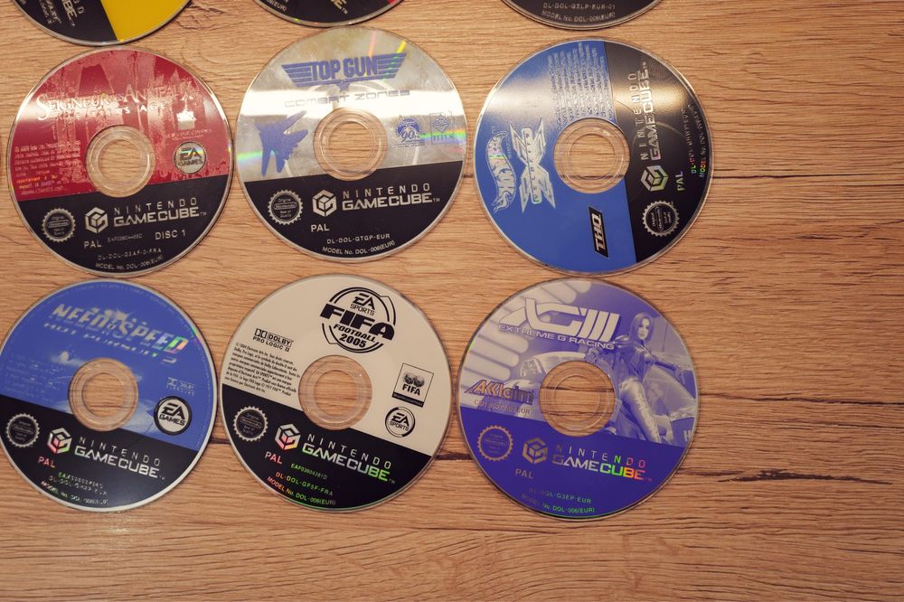 Jocuri Nintendo Gamecube 12buc Mario Zelda Need fot speed si altele
