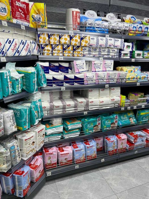 Продуктовый стеллаж торговый стеллаж стеллаж для магазина витрина русс