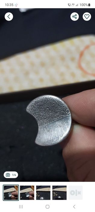 Inel din argint model deosebit