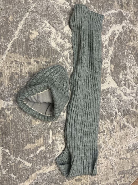 зимняя шапка со снудом.