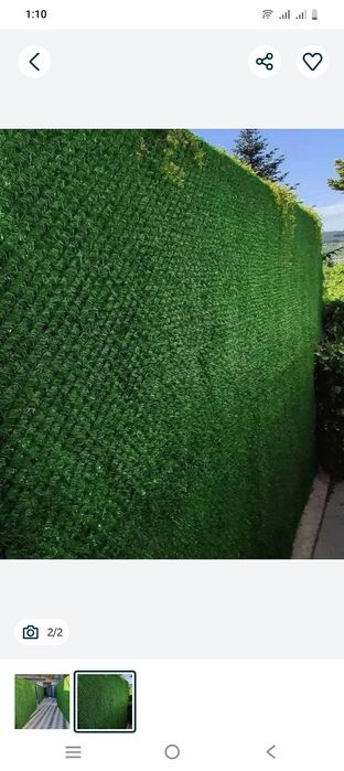 Suniy gazon devor dachalraga magazin bog'llar