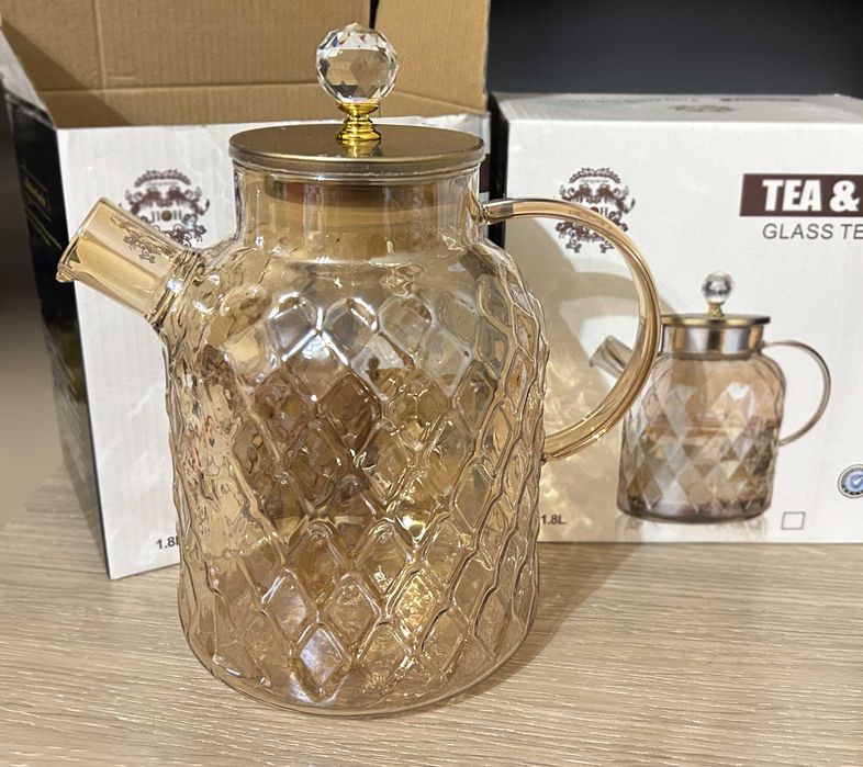 Чайник стеклянный заварочный