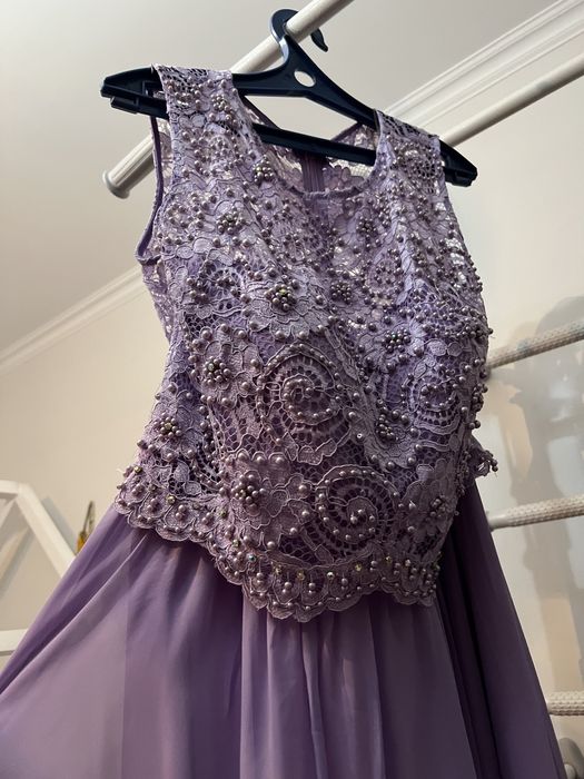 Фиолетовое платье L- Xl 48 рр