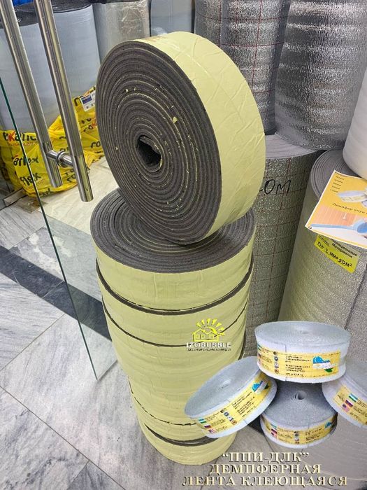 Демпферной лента стяжка, демфер лента самоклейка  ишлаб чиказамиз
