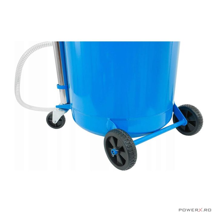 Recuperator pentru ulei uzat cu golire pneumatica, vas control