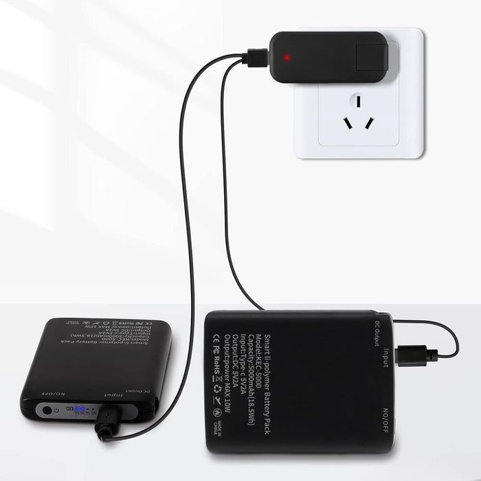 Baterii reîncărcabile pt mănuși cu încălzire,5000mah,2 buc, sigilat