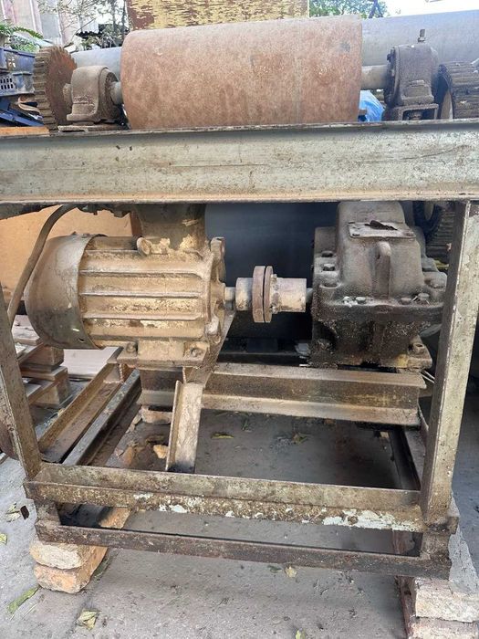 Конвейер ленточный, приводная станция.