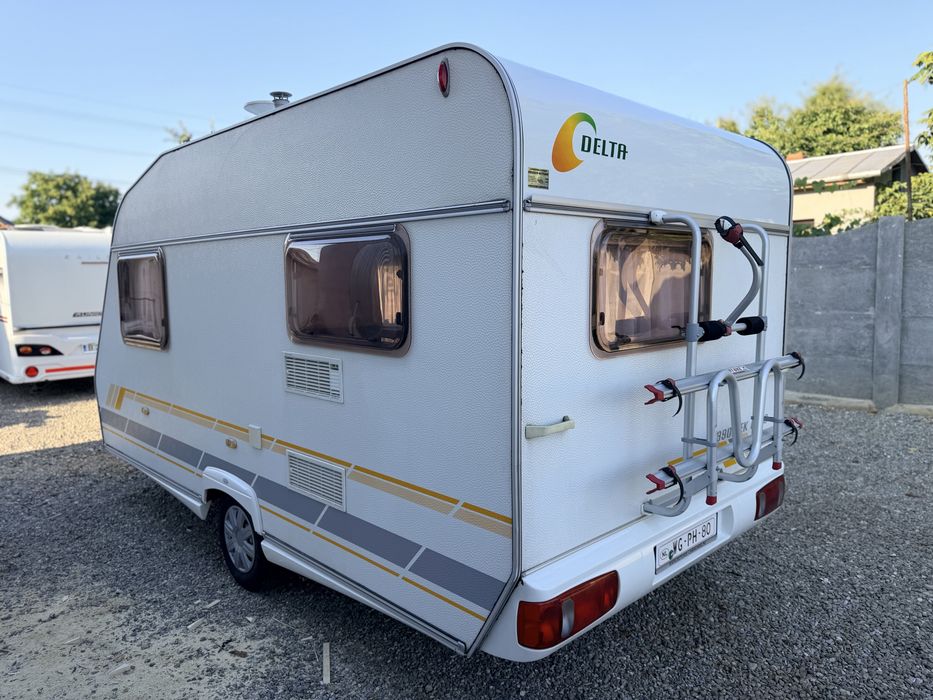 Rulota Delta 3900 EK,an 2002,2-3 pers,Mover,baie ,wc fix