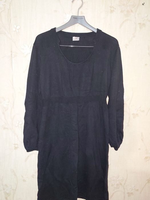 Трикотаж ,черное платье